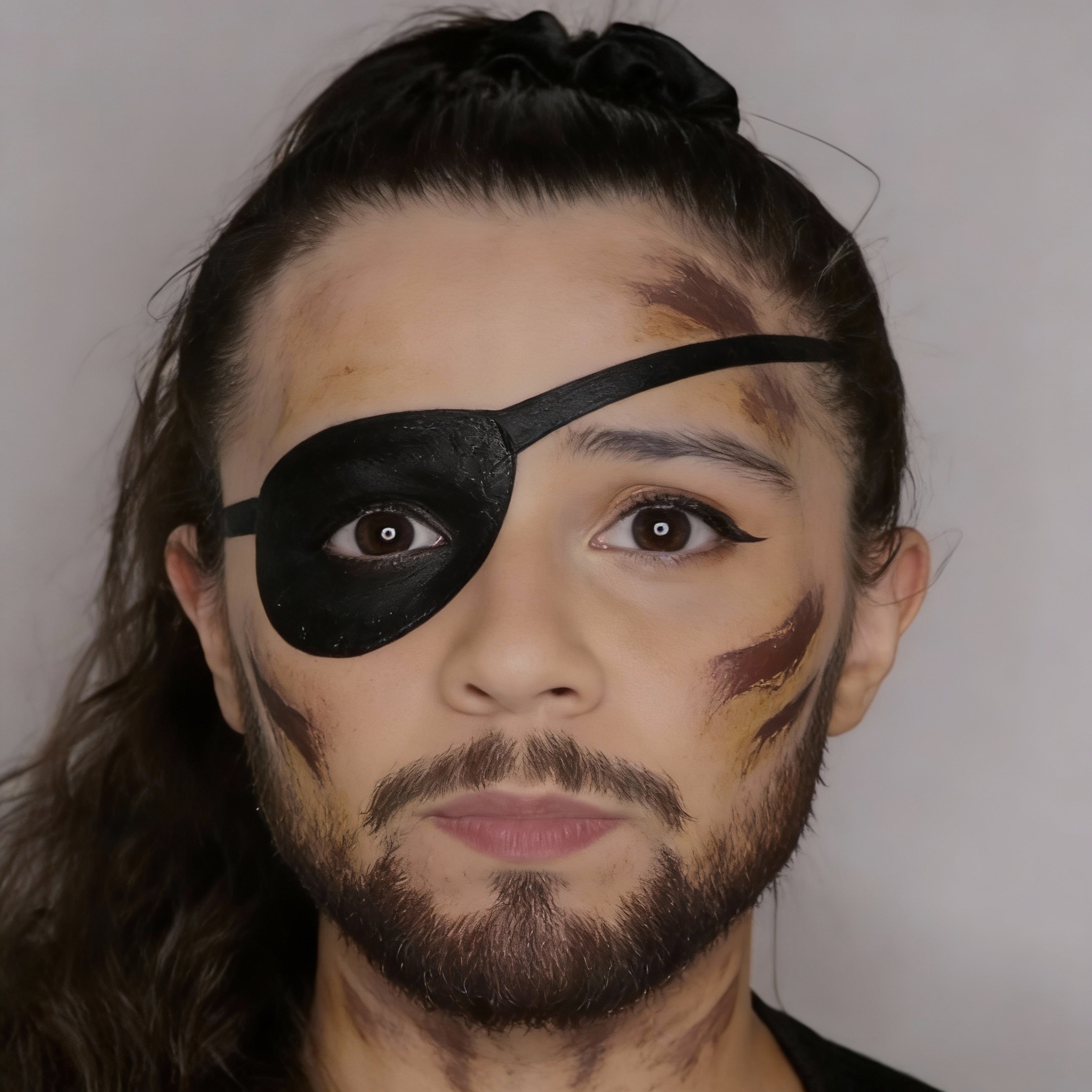 Green dragon face paint ideas for kids featuring scales and horns